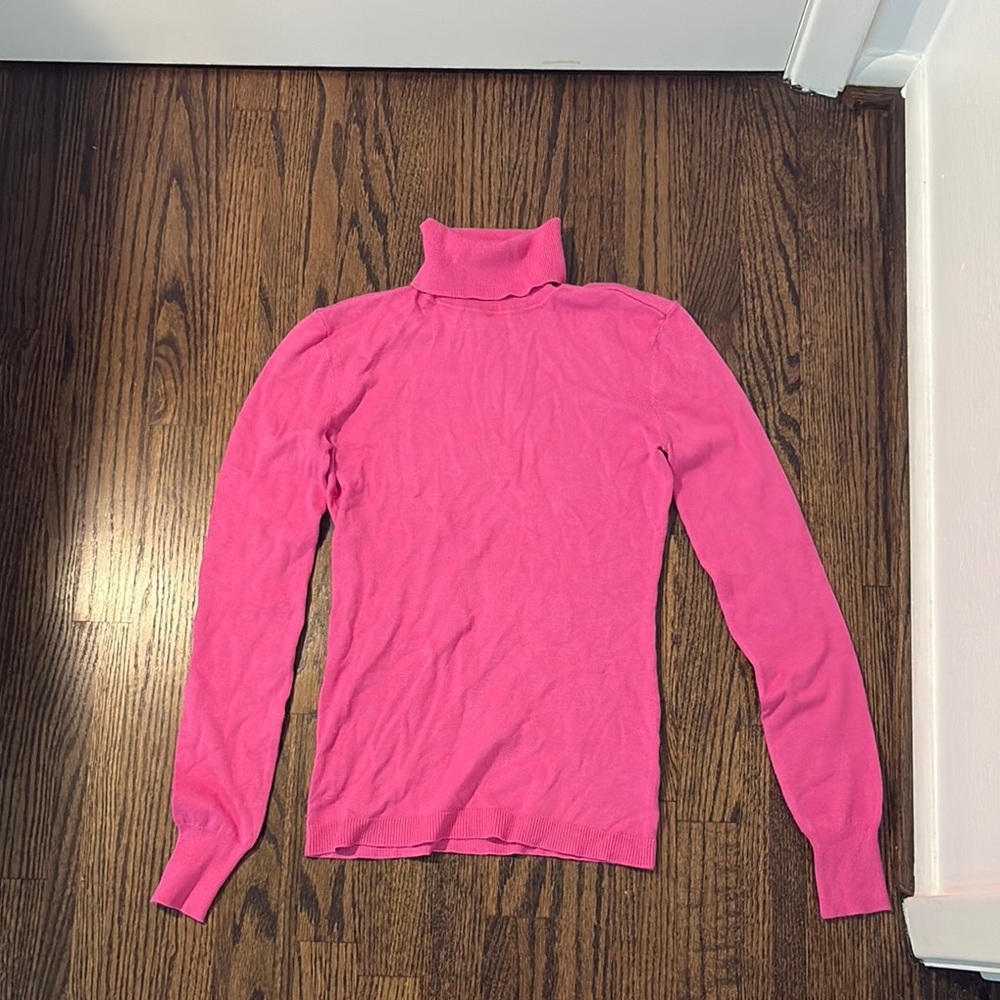 ANTONIO MELANI Pink Turtleneck Top